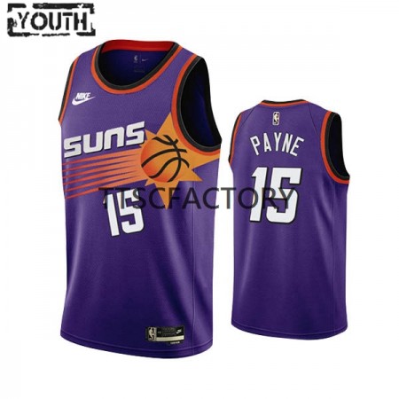 Maillot Basket Phoenix Suns Cameron Payne 15 Nike 2022-23 Classic Edition Violet Swingman - Enfant